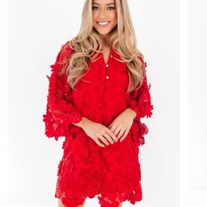 J. Marie The Seraphina Dress - Red